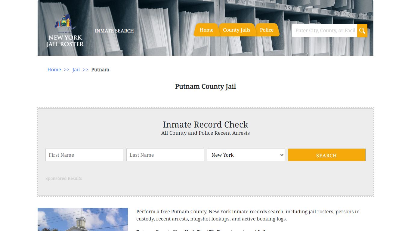 Putnam County Jail - Jail Roster Search